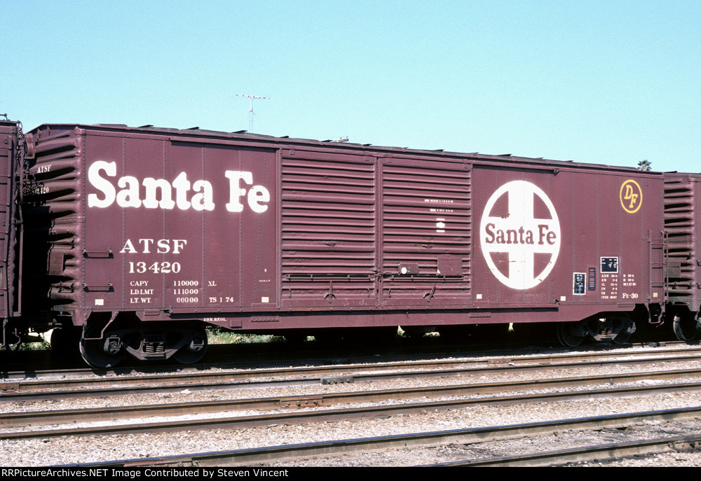 Santa Fe DD box ATSF #13420